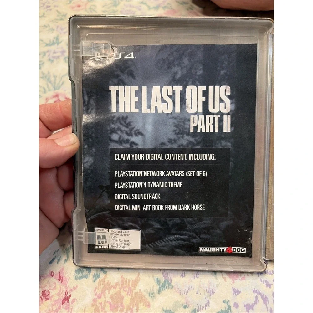 The Last Of Us Part II 2 Collector's Edition Steelbook Case Ps4 Game Ellie Abby